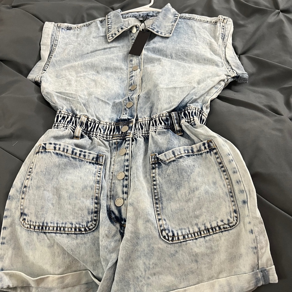 Blank NYC Denim Romper